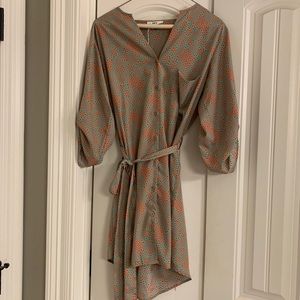 Dress : button down style